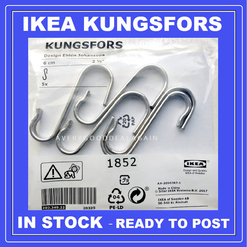 Ikea kungsfors haken 6cm 5er - haken,