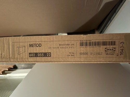 Ikea metod korpus 80x37x60 - metod,